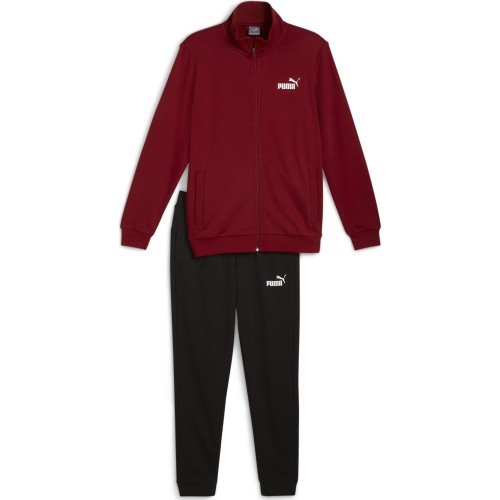 Puma Clean Sweat Suit vīriešu sporta tērps Black Red 585840 13