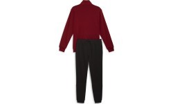 Puma Clean Sweat Suit Men's Tracksuit Black Red 585840 13