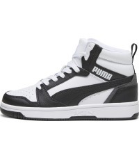 Puma Avalynė Paaugliams Rebound V6 Mid Jr White White Black 393831 01