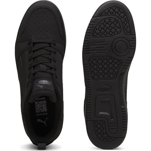 Puma Rebound V6 Low Nubuck vīriešu apavi, melni 397475 03
