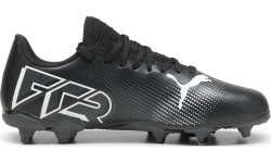 Футбольная обувь Puma Future 7 Play FG/AG Jr для подростков, чёрные 107734 02