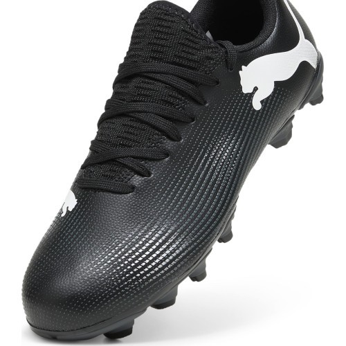 Футбольная обувь Puma Future 7 Play FG/AG Jr для подростков, чёрные 107734 02
