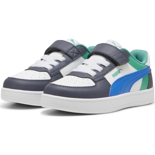 Детская обувь Puma Caven 2.0 Black White Blue Grey Green 394462 08