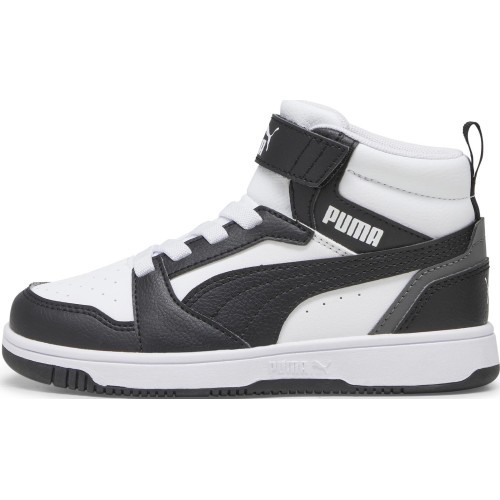 Puma Avalynė Vaikams Rebound V6 Mid Jr White Black 393832 01