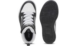 Puma Avalynė Vaikams Rebound V6 Mid Jr White Black 393832 01