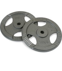 Čuguna svaru disku komplekts 10 kg, 30 mm