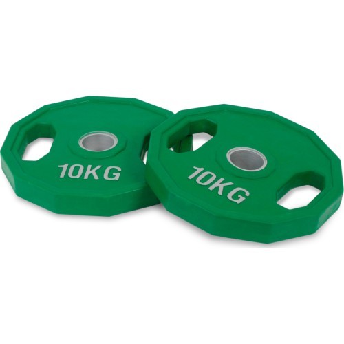 10 kg gumijotu olimpisko svaru disku komplekts