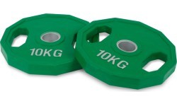 10 kg gumijotu olimpisko svaru disku komplekts