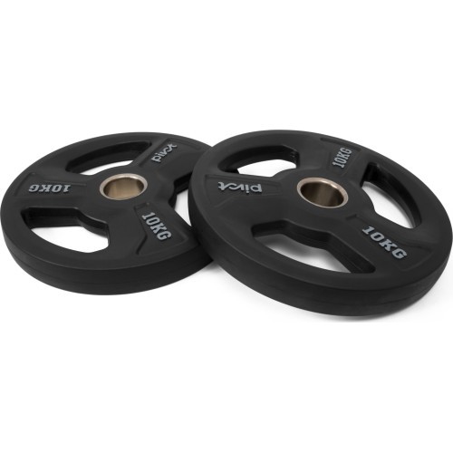 Pivot Fitness olimpisko gumijas svaru disku komplekts, 10 kg