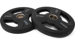 Pivot Fitness olimpisko gumijas svaru disku komplekts, 10 kg