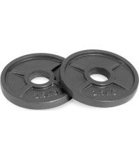 2,5 kg dzelzs olimpisko plākšņu komplekts