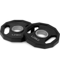 1,25 kg gumijas olimpisko plākšņu komplekts