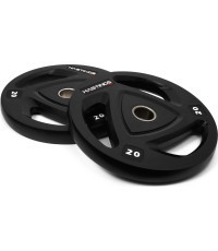 Набор олимпийских дисков Hastings Pro Rubber Tri-Grip 20 кг