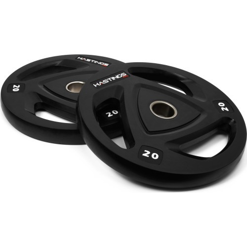 Набор олимпийских дисков Hastings Pro Rubber Tri-Grip 20 кг