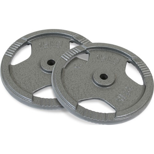 15 kg čuguna disku komplekts 30 mm