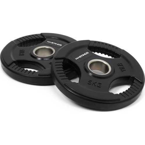 Gumijas olimpisko svaru disku komplekts Hastings Tri-Grip, 5 kg