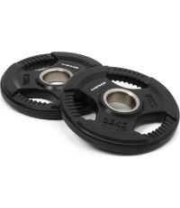 Hastings gumijas Tri-Grip olimpisko svaru disku komplekts 2,5 kg