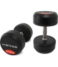 Hastings 27,5 kg profesionālo hanteļu komplekts