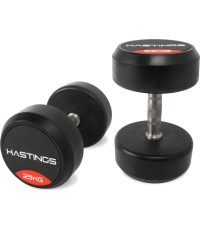 Hastings 25 kg profesionālo hanteļu komplekts