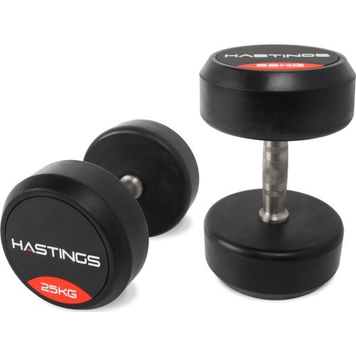 Hastings 25 kg profesionālo hanteļu komplekts