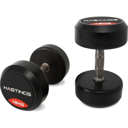 Profesionāls hanteļu komplekts Hastings, 18 kg