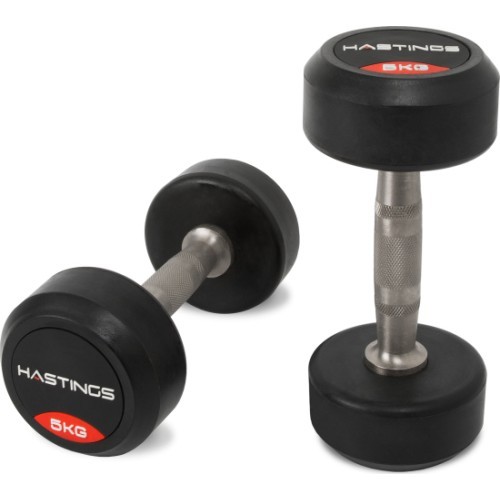 Hastings 5 kg profesionālo hanteļu komplekts 32 mm rokturis