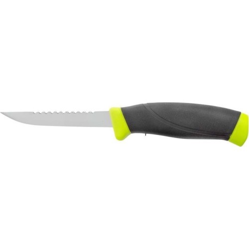 Нож Morakniv Fishing Comfort Scaler 098 с зубцами, нержавеющая сталь