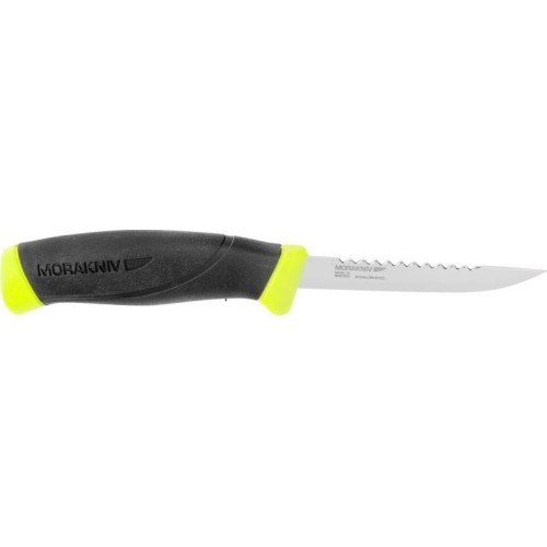 Нож Morakniv Fishing Comfort Scaler 098 с зубцами, нержавеющая сталь