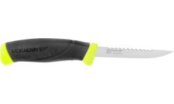 Нож Morakniv Fishing Comfort Scaler 098 с зубцами, нержавеющая сталь