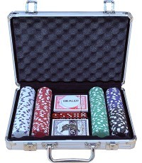 Набор для игры в покер - чемодан с 200 фишками Buffalo