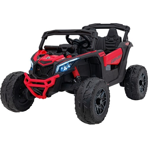 Elektromobilis kvadricikls ATV CAN-AM Maverick, sarkans