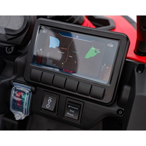 Elektromobilis kvadricikls ATV CAN-AM Maverick, sarkans
