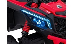 Электромобиль квадроцикл ATV CAN-AM Maverick, красный