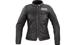 Женская кожаная мотокуртка W-TEC Black Heart Raptura - Чёрный
