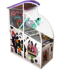 Basketbola spēļu automāts, bērniem, ar monētu validatoru