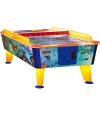 Аэрохоккей, Shark Outdoor, 238x128 см, валидатор монет в комплекте