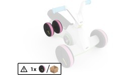 BERG GO Twirl Multicolor – aizmugurējais ritenis