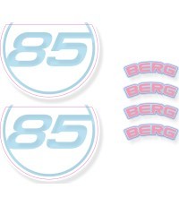 Набор наклеек BERG GO² Retro Pink