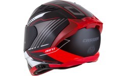 Motociklista ķivere Cassida Aero Drome Black Pearl/Red/White/Gray