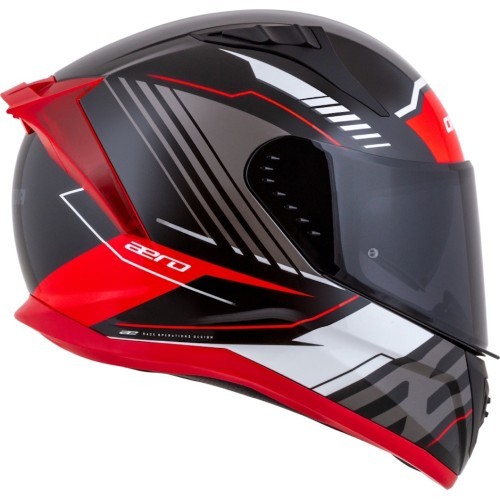 Мотошлем Cassida Aero Drome Black Pearl/Red/White/Gray