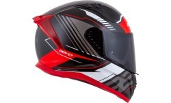 Мотошлем Cassida Aero Drome Black Pearl/Red/White/Gray