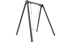 Качели на подшипниках PREMIUM MO-012, 1-местные (рама) - Marbo Sport