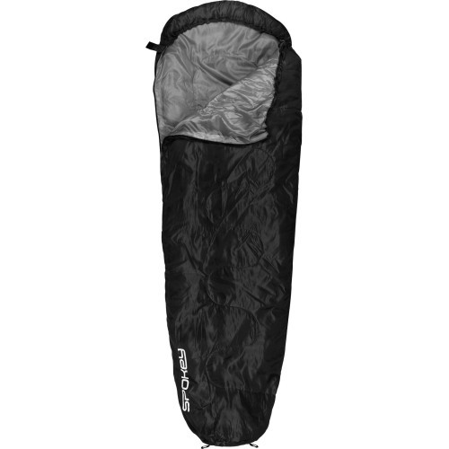 Pavasara un vasaras tipa guļammaiss 220 cm melns Spokey GLOBTROTTER