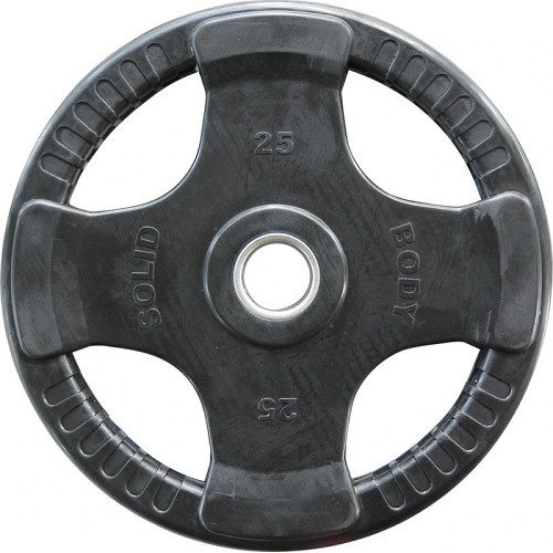 Олимпийский обрезиненный диск Body-Solid, 25 кг