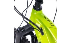 Полноподвесной горный велосипед Levit Svarog BF Overstep 630 29"/27.5" - 2024 - Lime black pearl