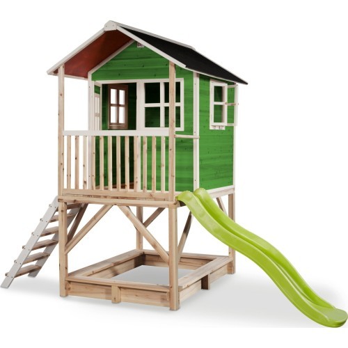 EXIT Loft 500 wooden playhouse - green