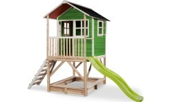 EXIT Loft 500 wooden playhouse - green