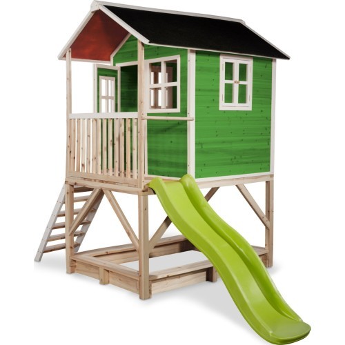 EXIT Loft 500 wooden playhouse - green