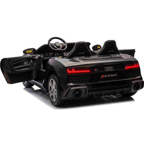 Elektromobilis Audi Spyder R8 LIFT, melns