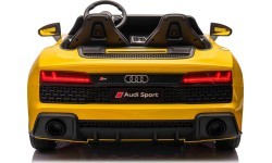 Электромобиль Audi Spyder R8 LIFT, жёлтый